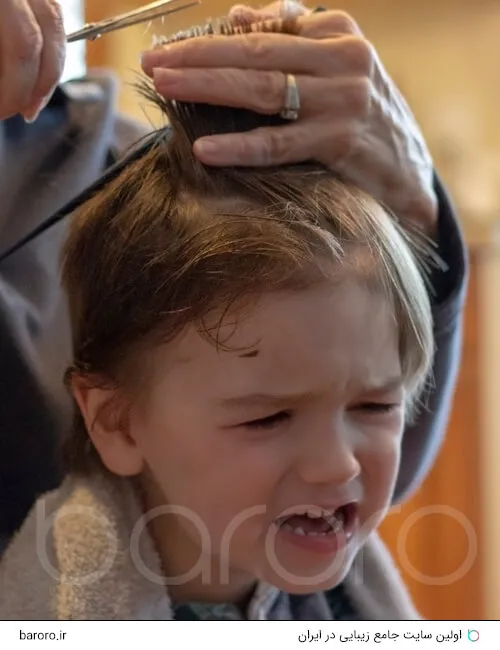 کوتاه کردن موی کودکان